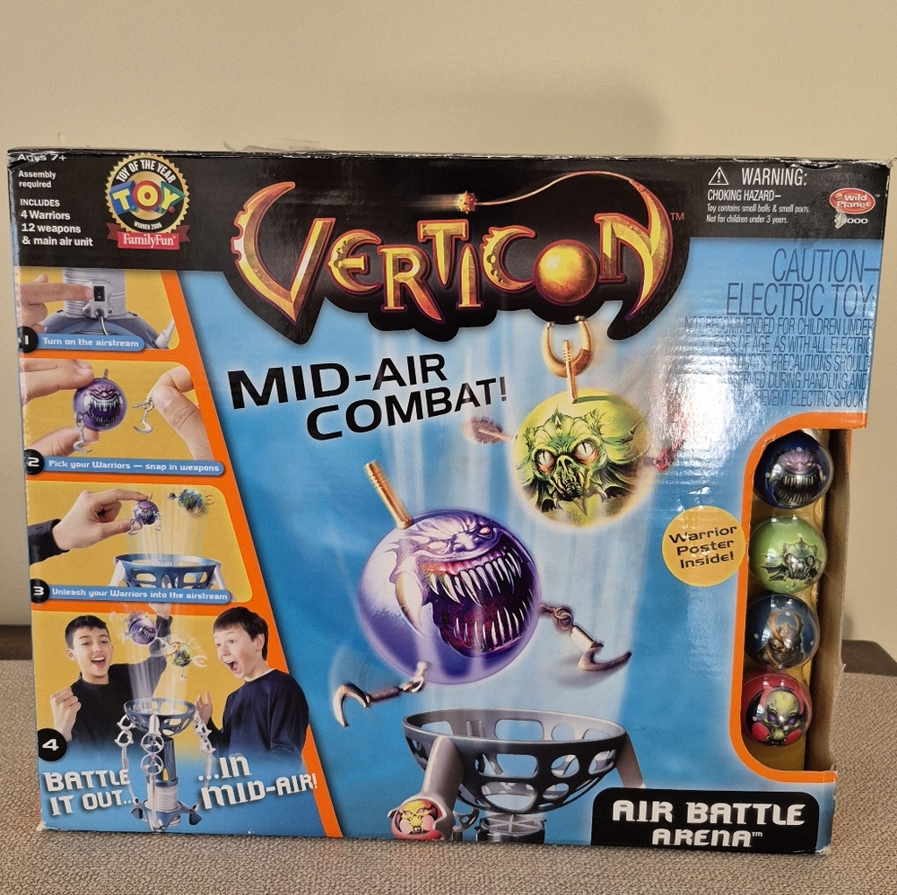 Verticon Mid Air Combat Warriors Battle System Toy Bundle Wild Planet Set HTF